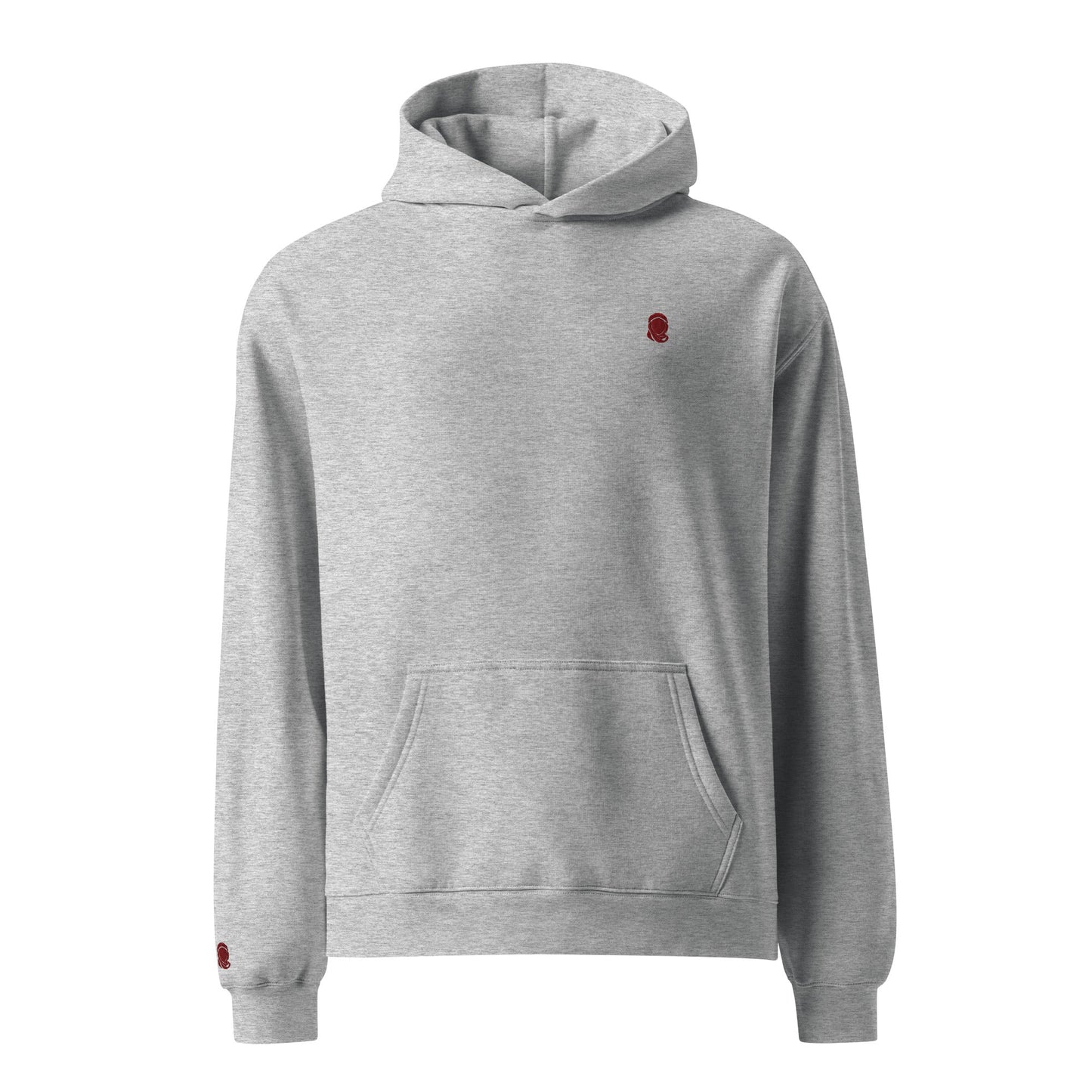 Fall Women's Clothing Fashion High-grade Cotton Hoodie Red
