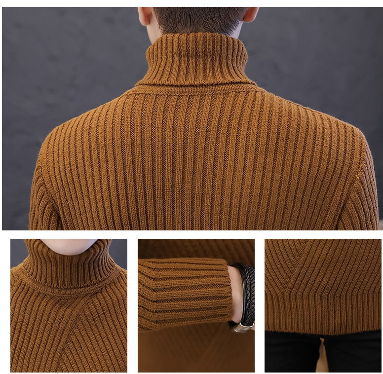 Fashion Warm Long-sleeved Sweater Men's Top