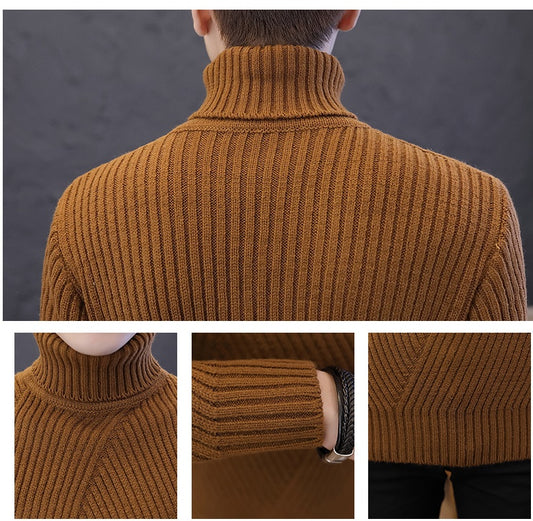 Fashion Warm Long-sleeved Sweater Men's Top