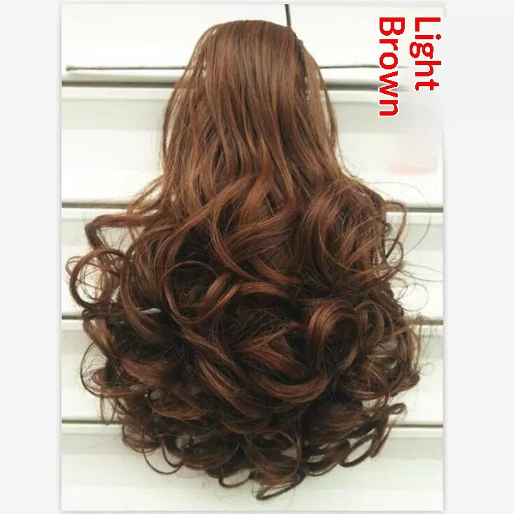Short Curly Ponytail Tiger-claw Clip