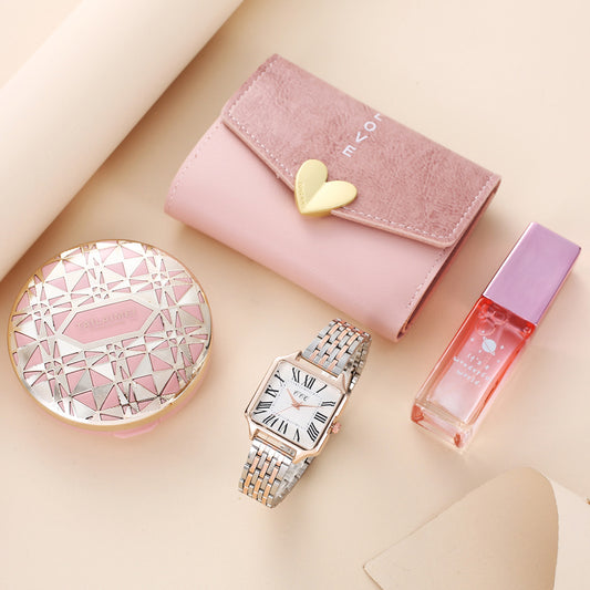 Gift Box Watch Perfume Air Cushion Wallet