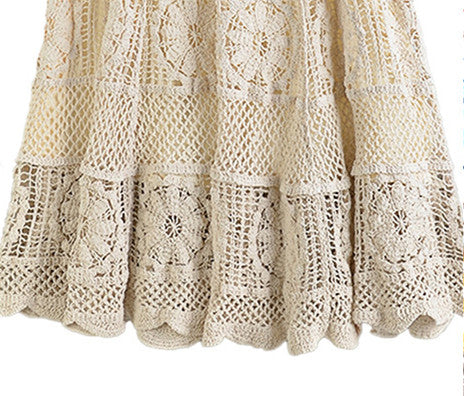 Women's Fashion Loose Hollow Handmade Skirt
