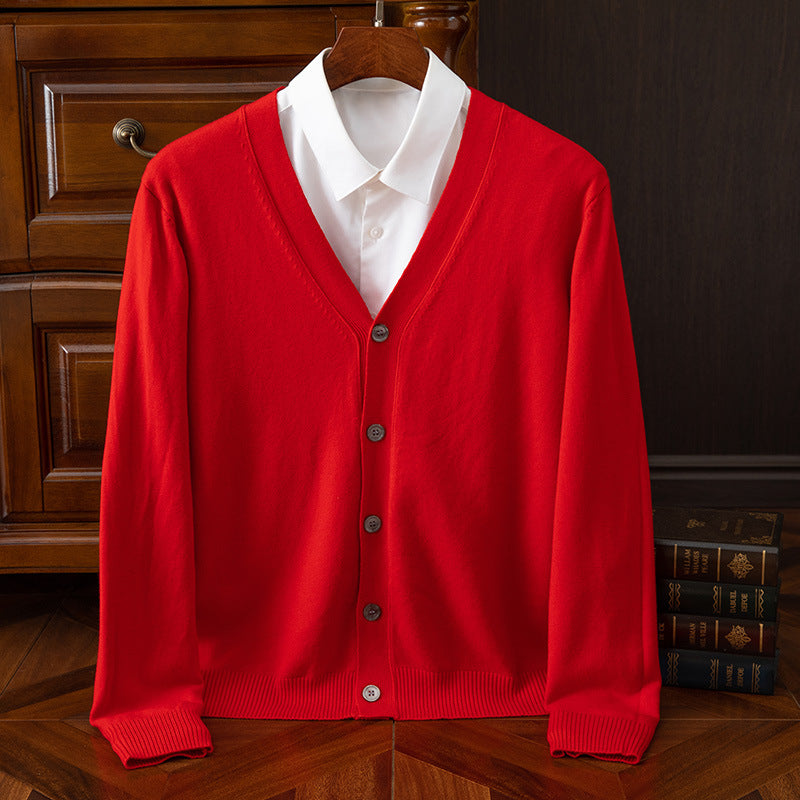 Versatile Casual Solid Color Coat Top Long Sleeve Loose Sweater