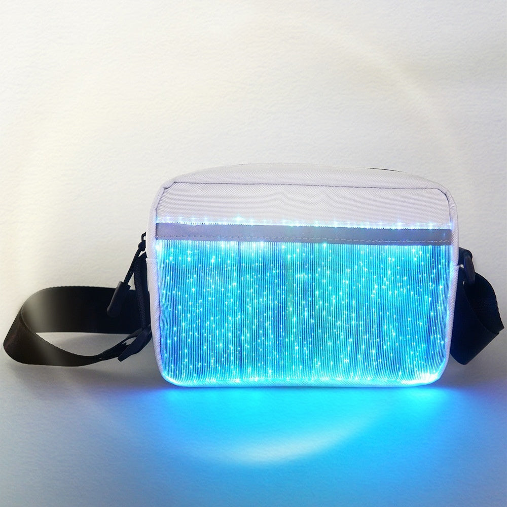 Luminous Shoulder Bag With Colorful LED Lights