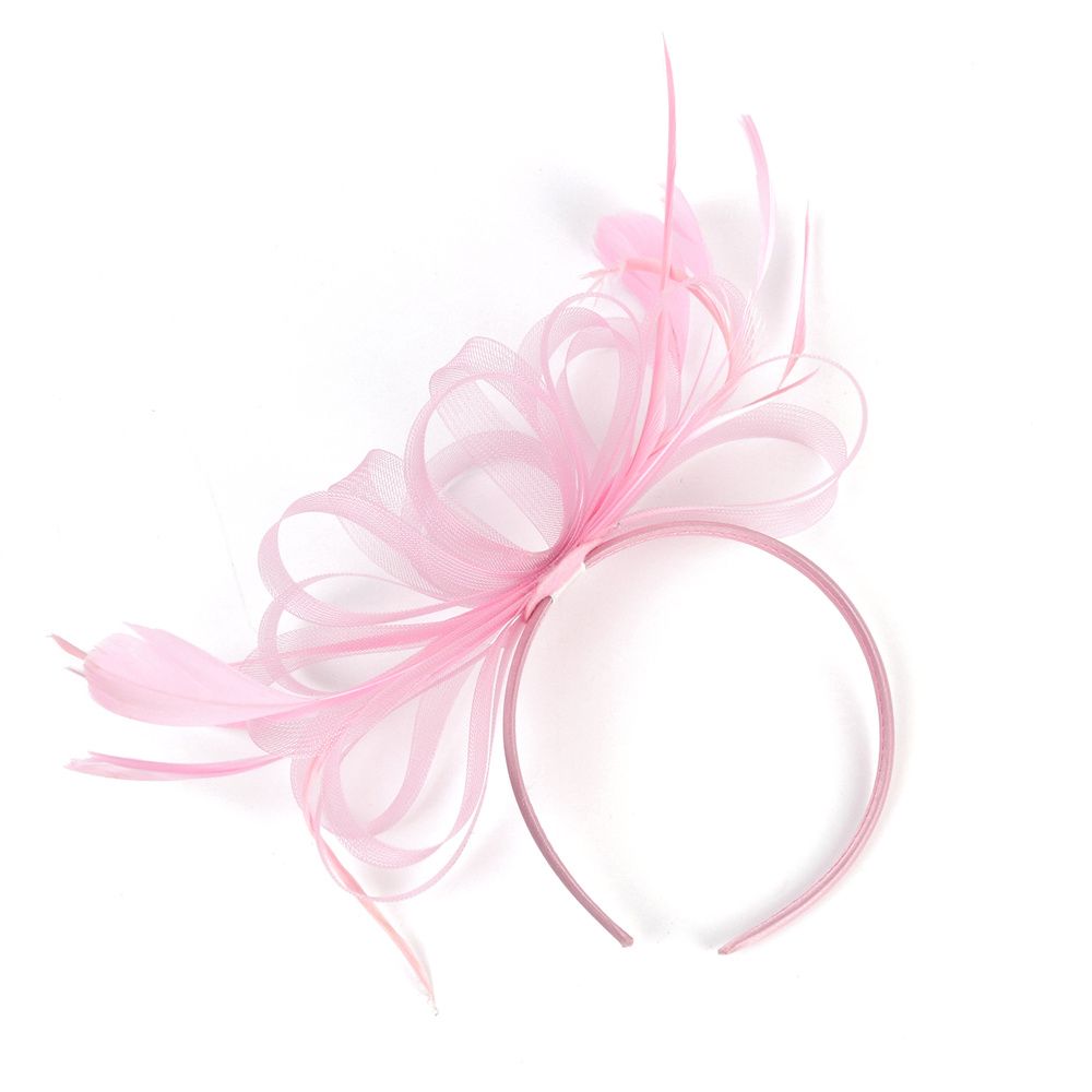 Simple Retro Hairpin Mesh Feather Hair Accessories
