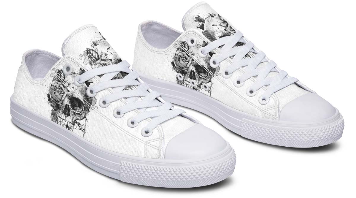 Fashion Print Couple Low-Top Canvas Shoes