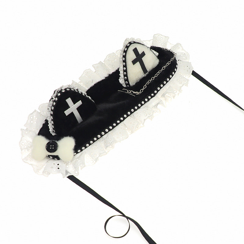 Dark Goth Wind Rivet Cat Ear Hair Band