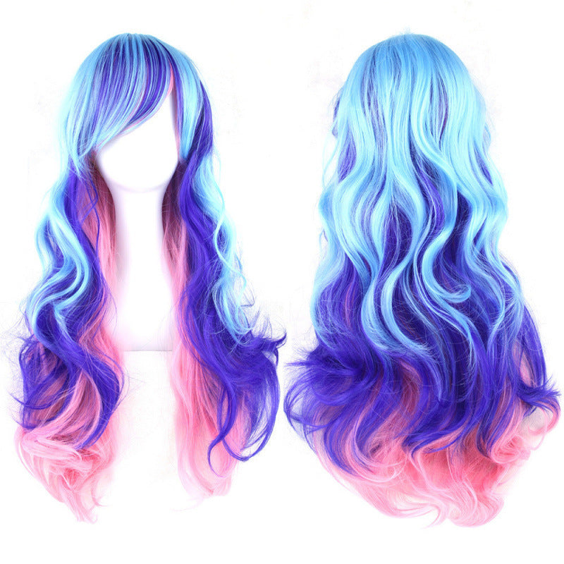 Colorful Cosplay Wig For Dance Parties
