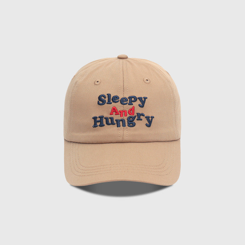 Color Special Letter Embroidered Minimalist All-match Baseball Hat