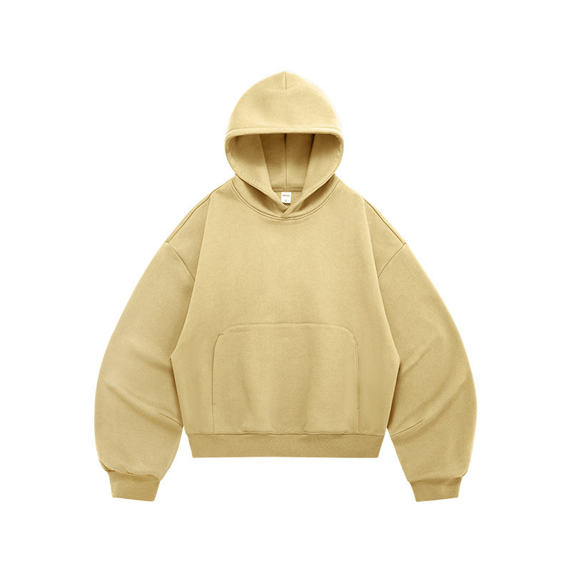 Machete Cropped Hoodie 25 Winter New American Velvet