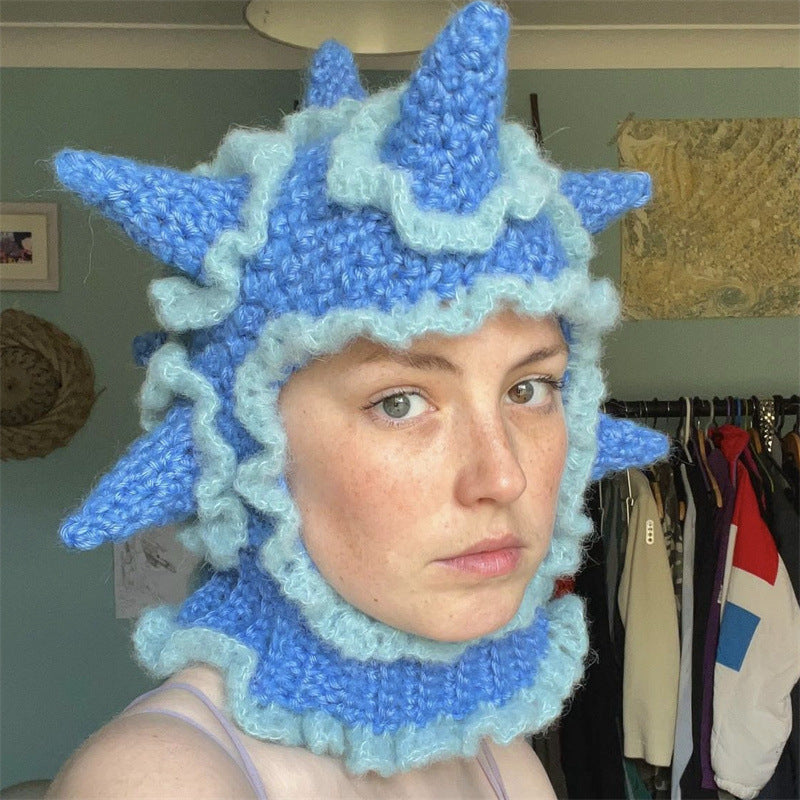 Handmade Knitted Creative Fashion Horn Rabbit Ear Hat