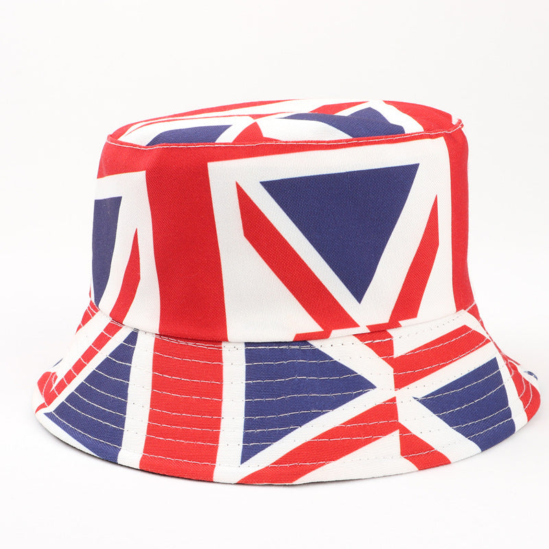 Printed Reversible Fisherman Hat Sun Hat