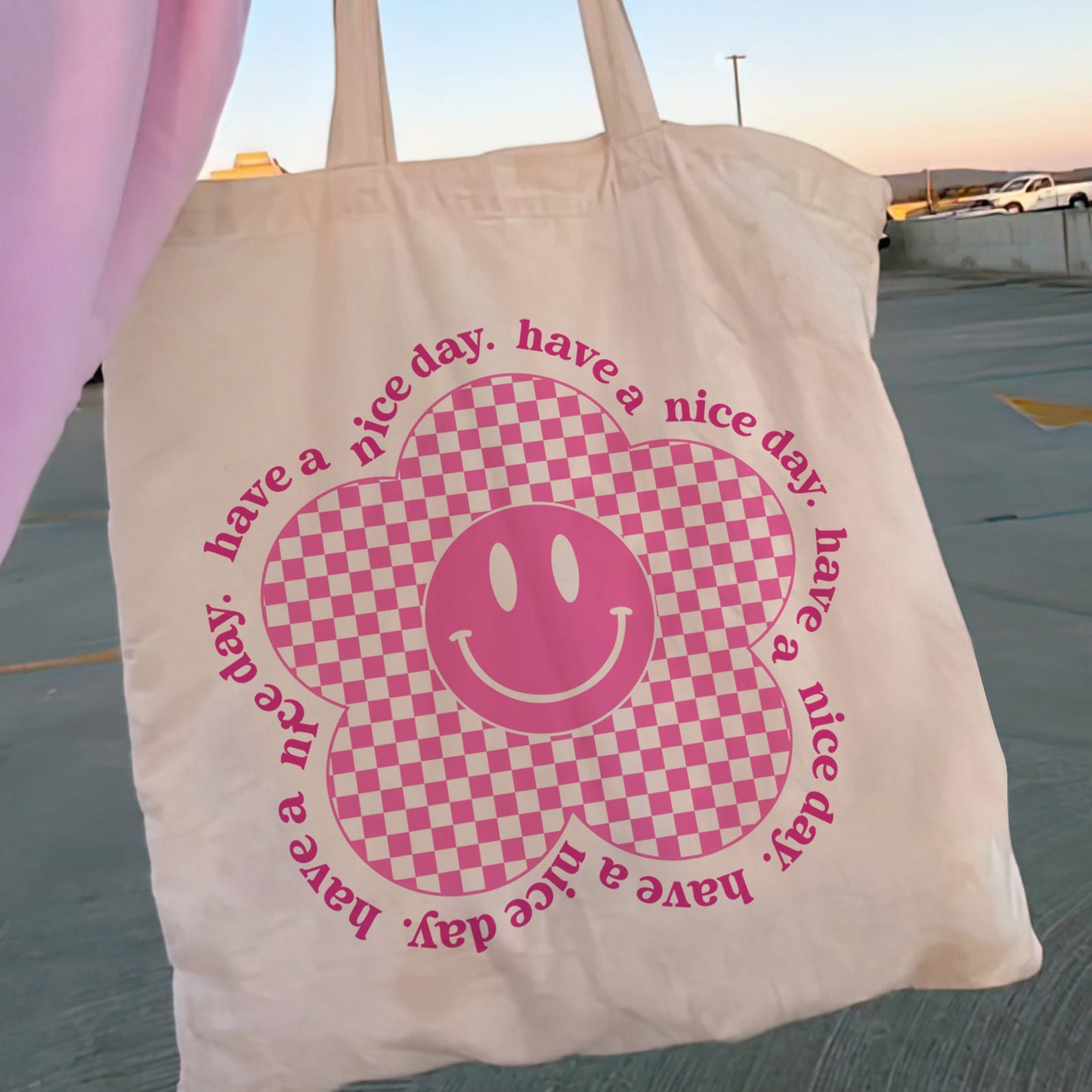 Printed One-shoulder Folded Bag Shopping Bag