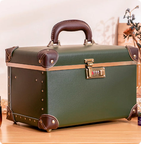Cute Korean Style Storage Large Capacity Double Leather Case