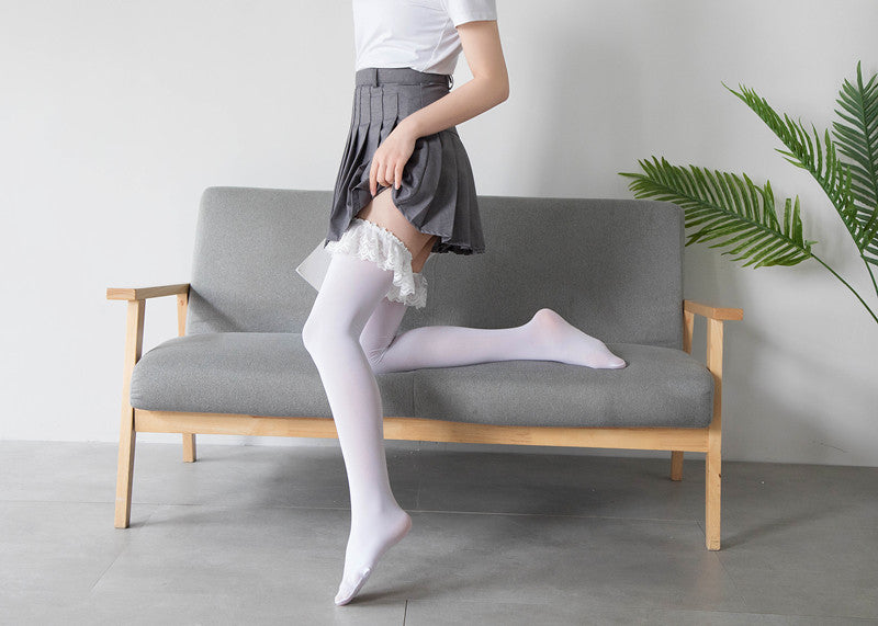 Women's Lolita Velvet Over The Knee Stockings