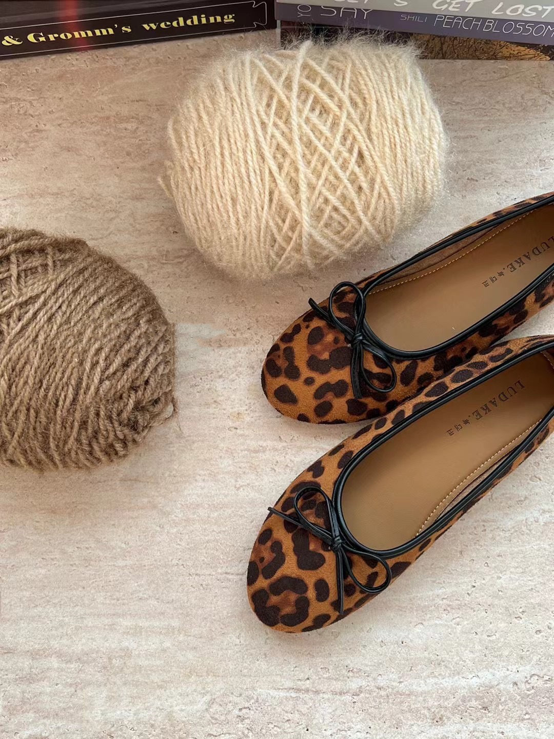 Low-cut Ballet Shoes Bow Flat Shoes