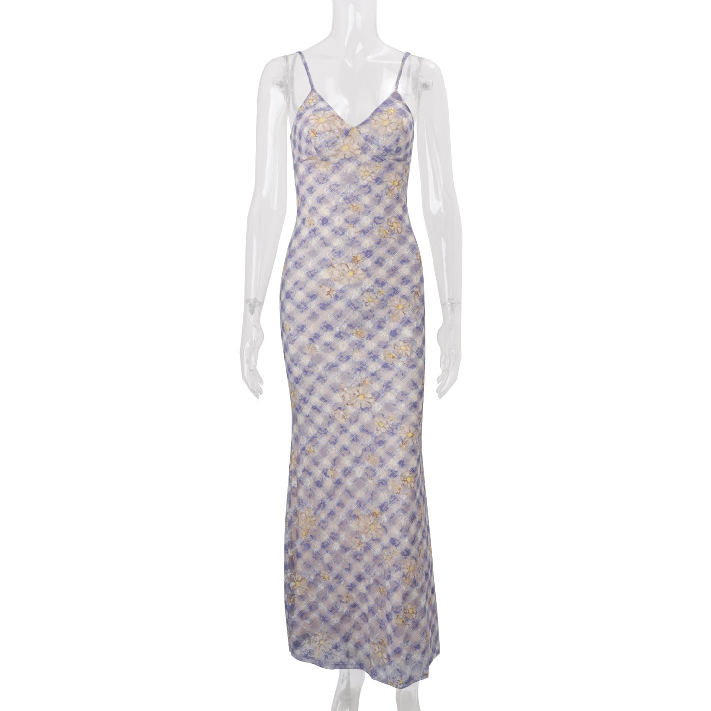 Fashionable Chic Slim-Fit Floral Slip Dress For Women