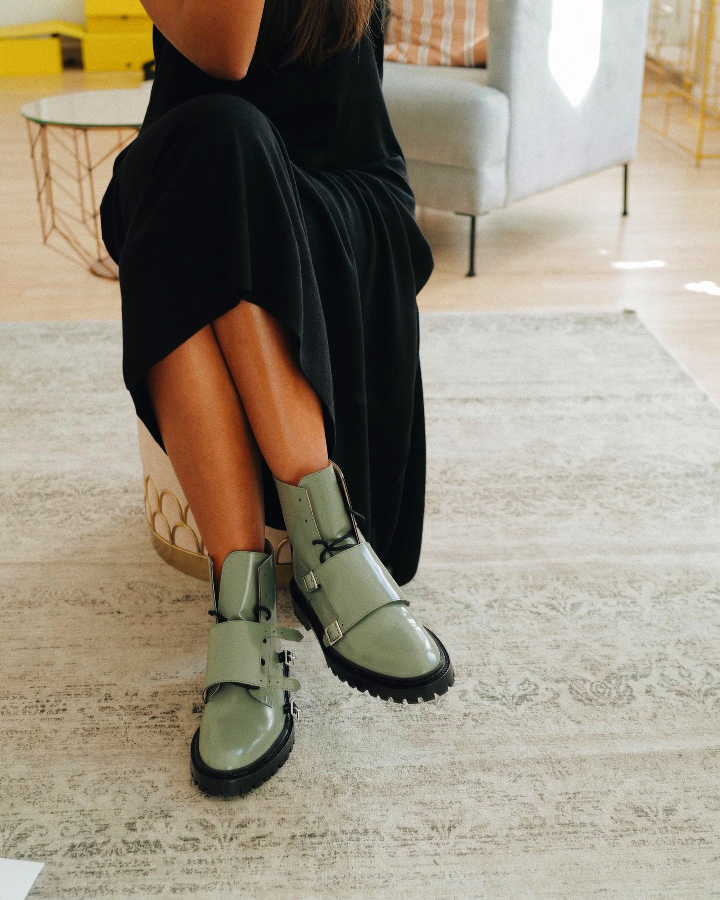 Low-heeled Thick Heel 34-43 Casual Low-top Women's Boots With Front Ties