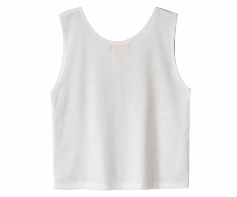 Cropped Nightclub Disco Sleeveless Top