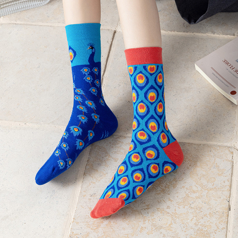 Creative Cartoon Long Tube Cotton Socks