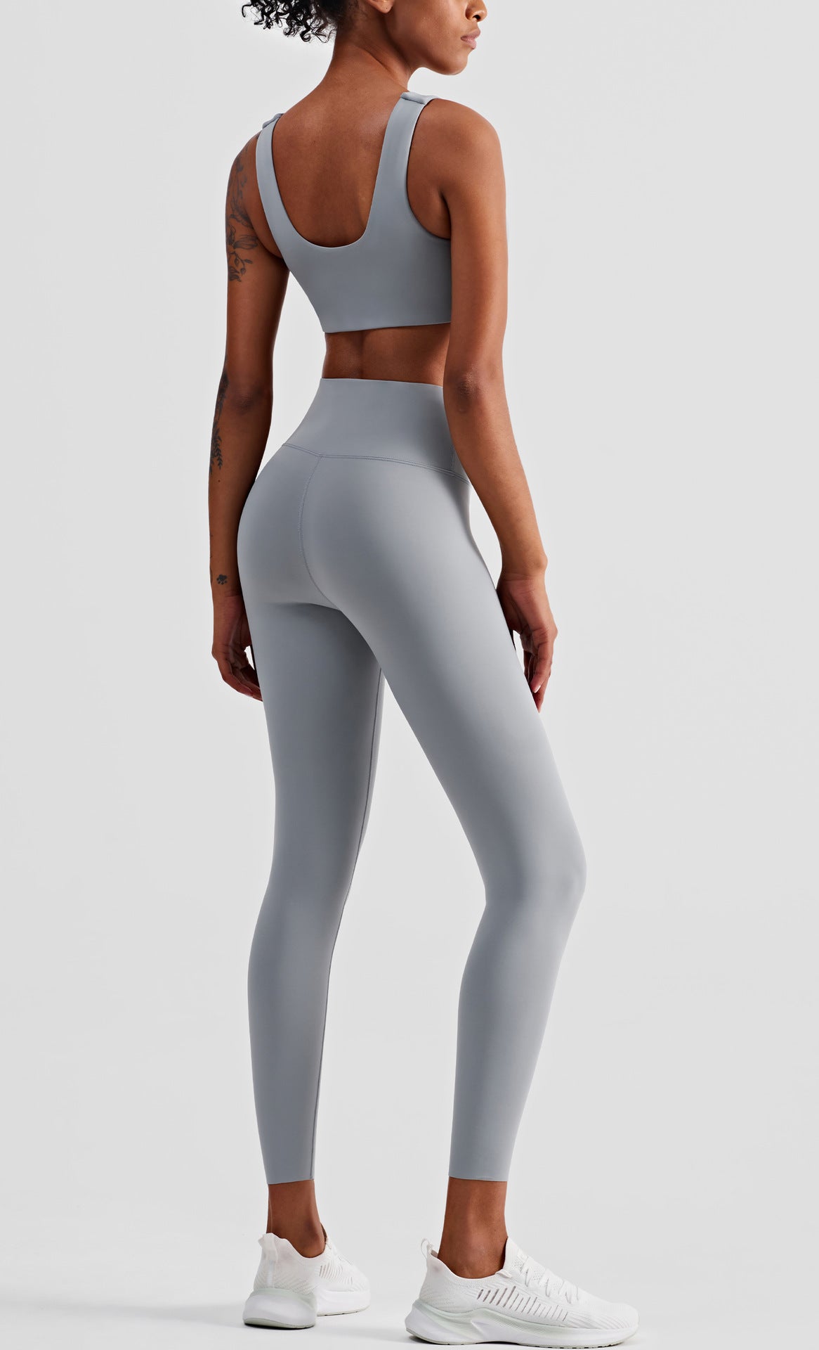 Nude letvægts åndbare tynde ferskenfarvede leggings