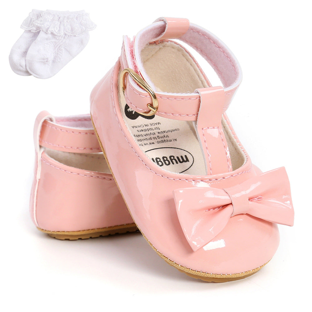 Baby Fashion Casual Solid Color Soft-soled Toddler Shoes