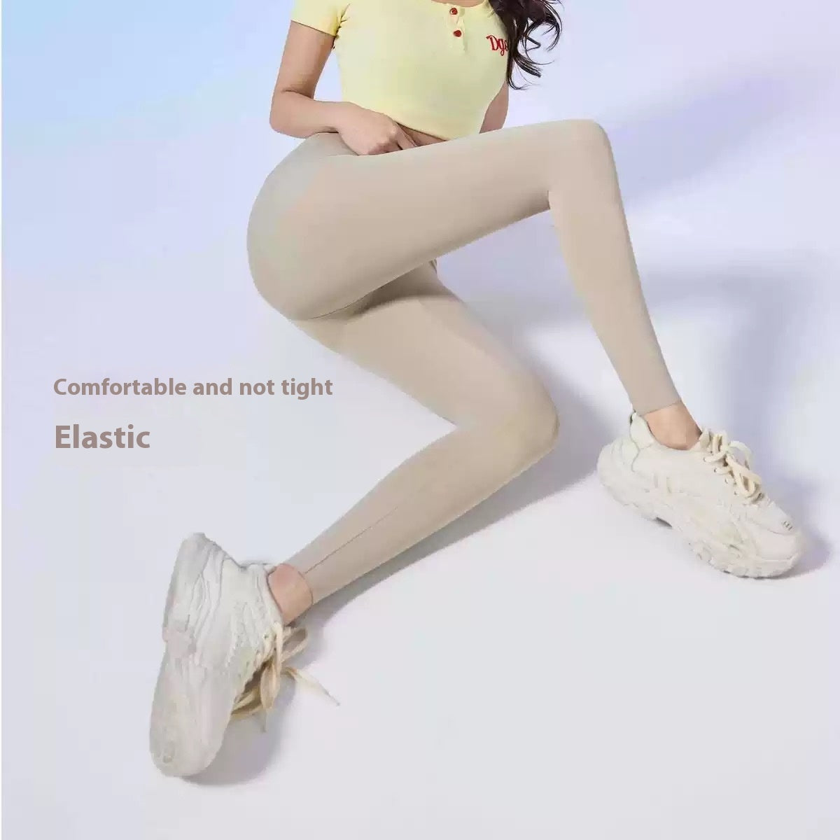 High Waist Shark Pants Belly Compression Leggings Outer Wear
