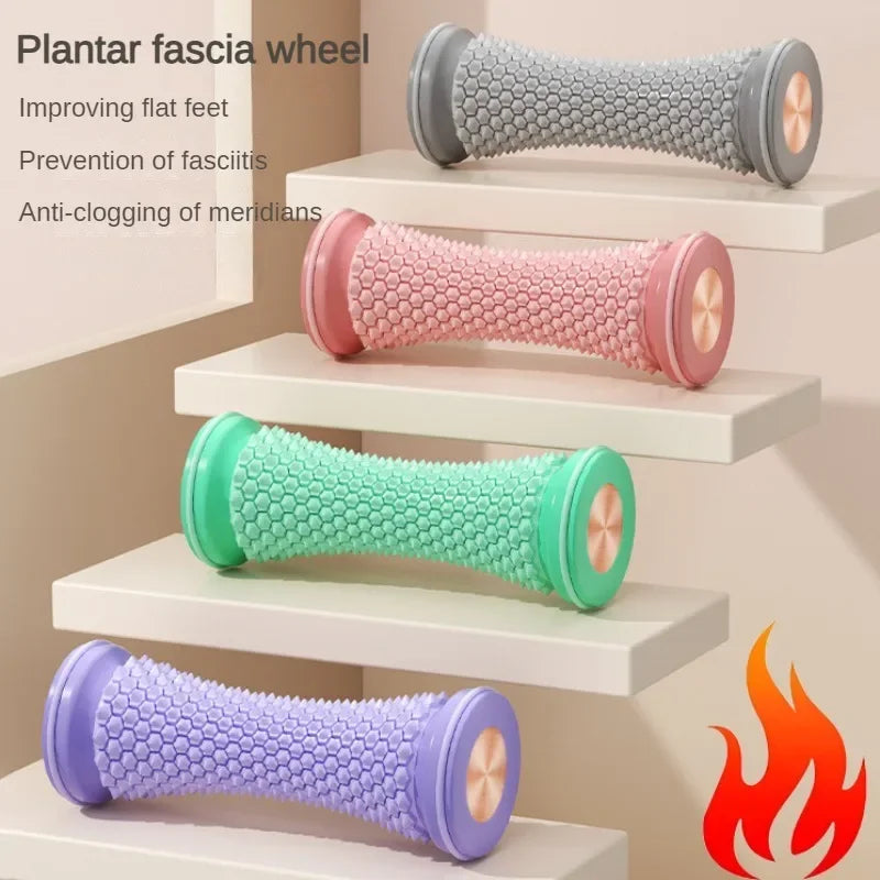 Fodrulle til lindring af plantar fasciitis og hæl-, fod- og svangsmerter Refleksologimassager til afslapning af ryg-, ben- og håndmuskler