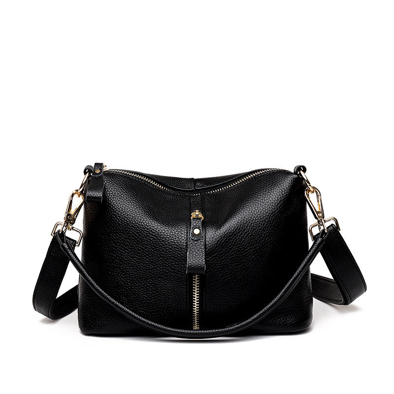 Small Square Bag Fashion Top Layer Cow Leather