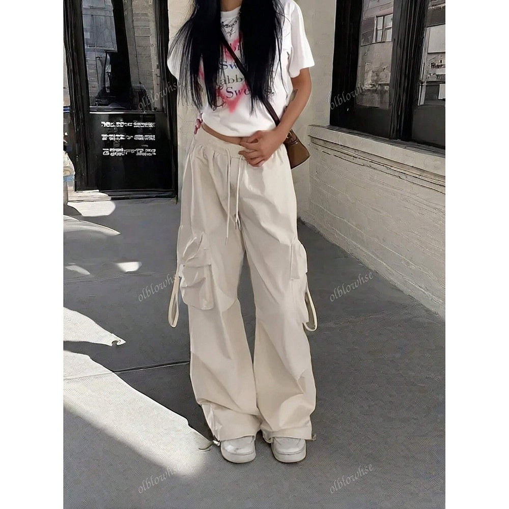 Women's Summer High Waist Retro Quick-drying Casual Pants