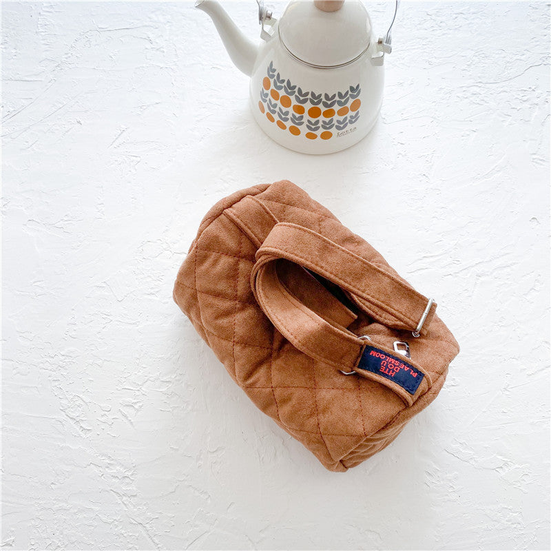Retro Frosted Baby Slant Shoulder Bag