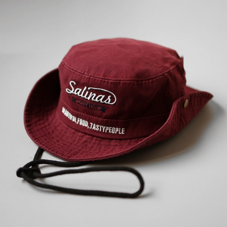 Japanese Style Workwear Lace-up Fishing Hat