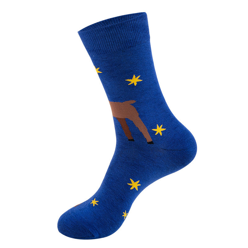 New Creative Christmas Snowman Cartoon Socks