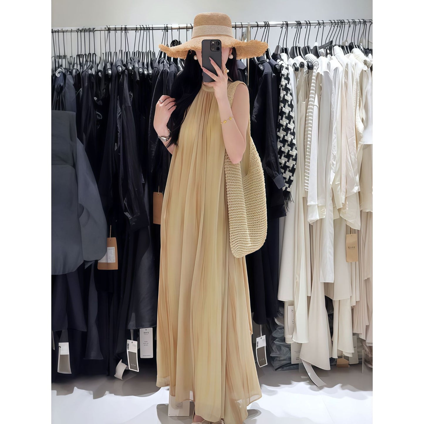 Strapless Tie-Dye Dopamine-Infused Stunning Evening Gown Long Dress