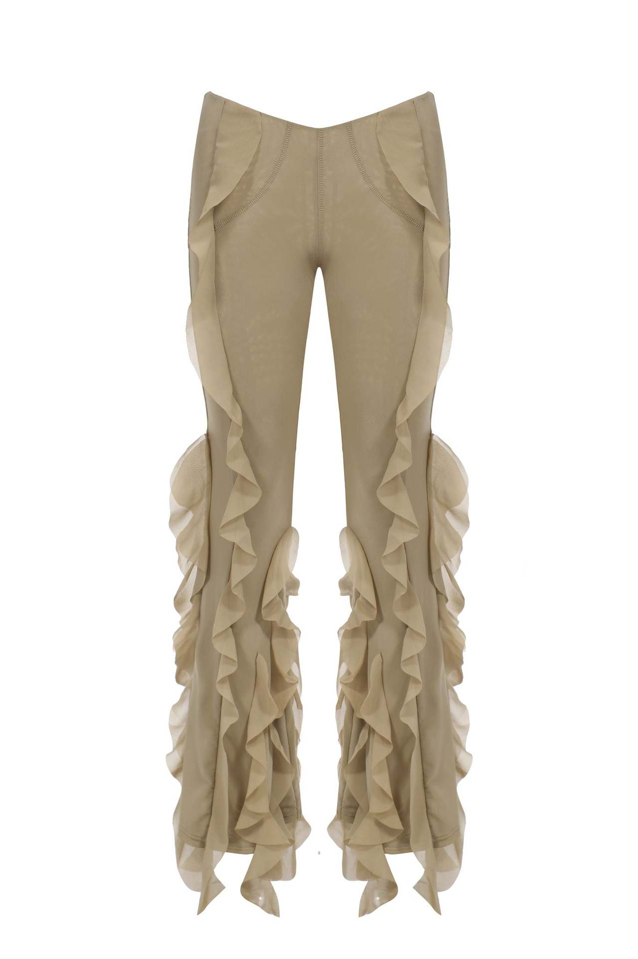 Ear Flying Pants Slim-fit Micro Flared Pants Women