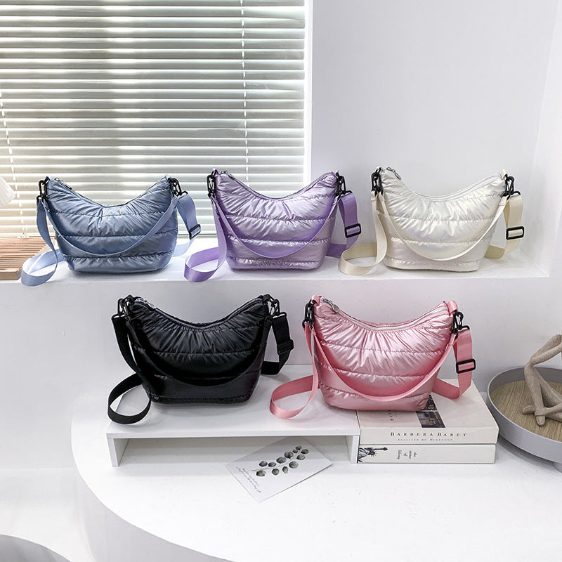 Women's Fashion Feather Single Shoulder Crossbody Bag