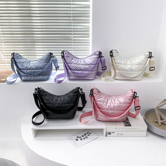 Women's Fashion Feather Single Shoulder Crossbody Bag
