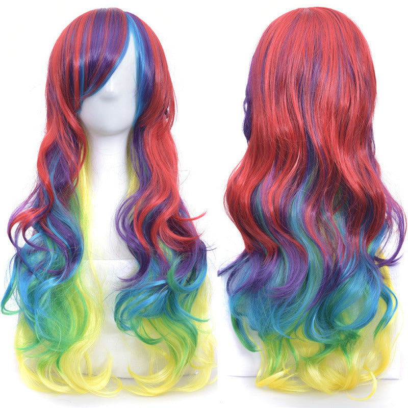 Colorful Cosplay Wig For Dance Parties