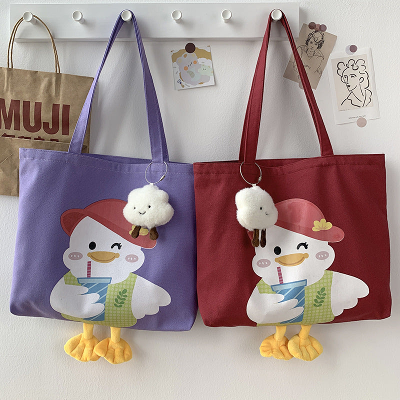 Han Feng Ins Cute Handbag Large Capacity