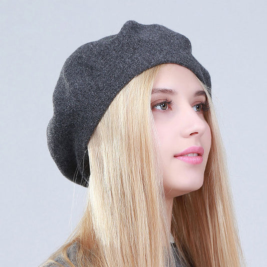 Solid Color Versatile Sequin Knit Bud Hat