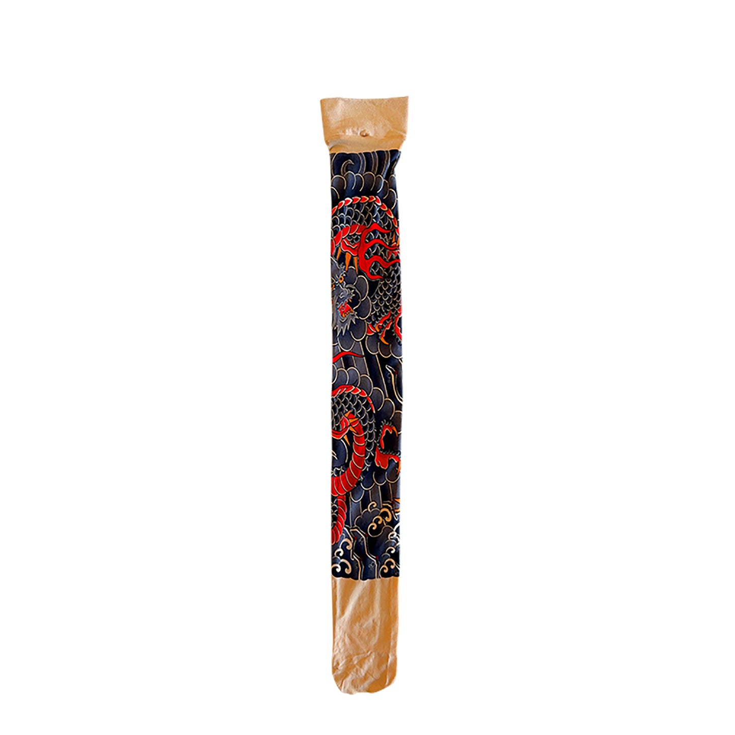 Tattoo Embroidery For Stockings Faded Single Tube Japanese Style