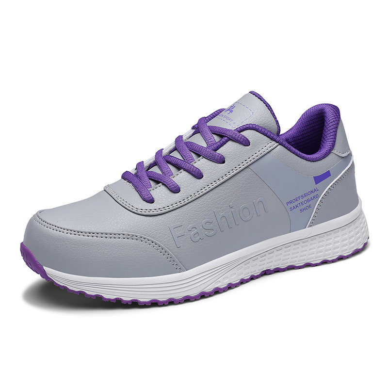 Anti-slip Soft Sole Sneakers With Suede