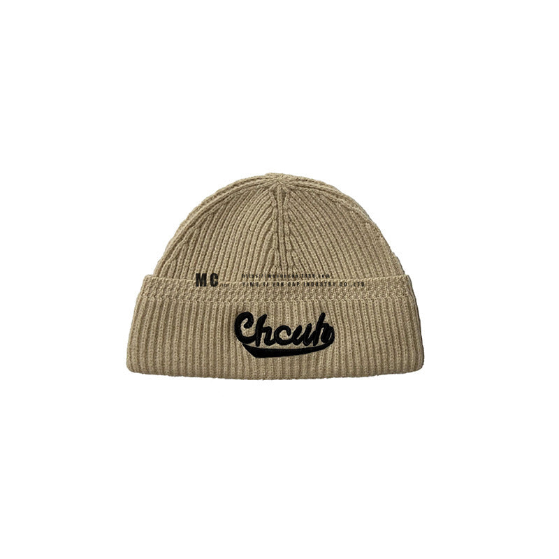 Women's Embroidered Letters Knitted Hat
