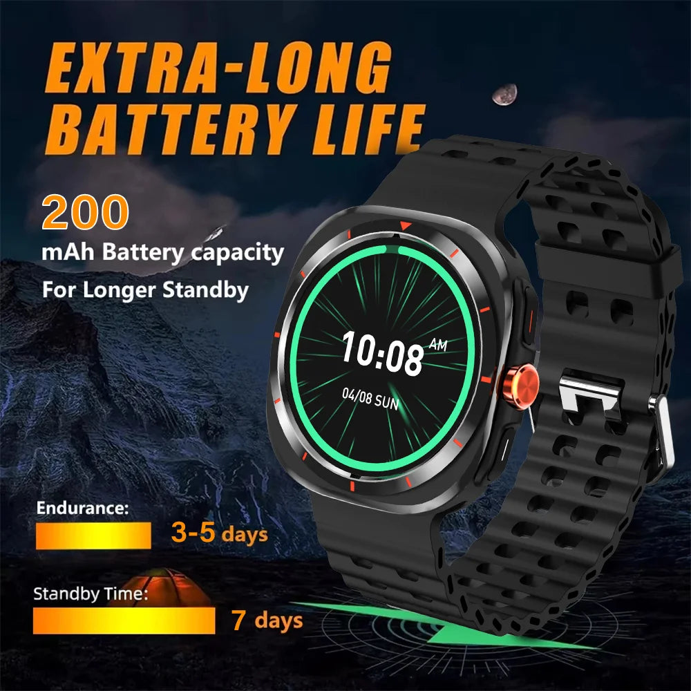 New Smart Watch Classic Men Women Smart Watch Bluetooth Voice Call AI Voice Outdoor Sports Smart Watch Gift