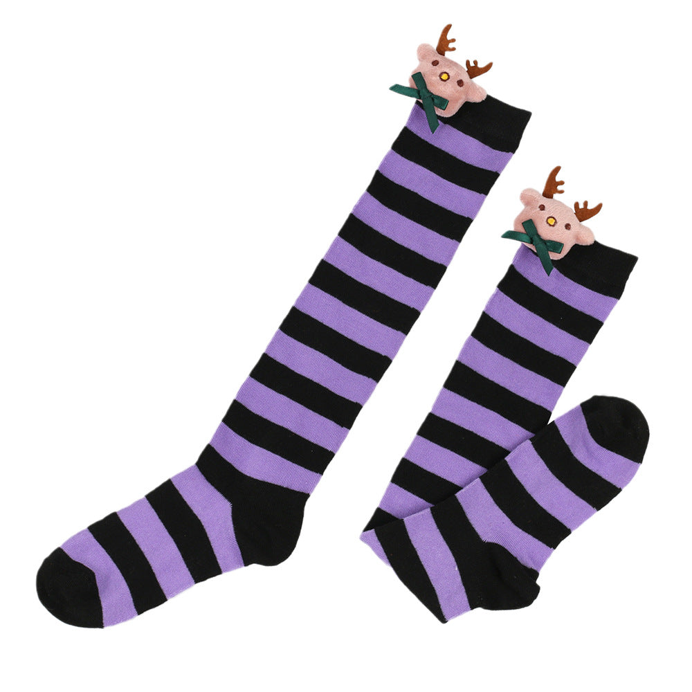Elk Children's Christmas Stockings Cartoon Doll