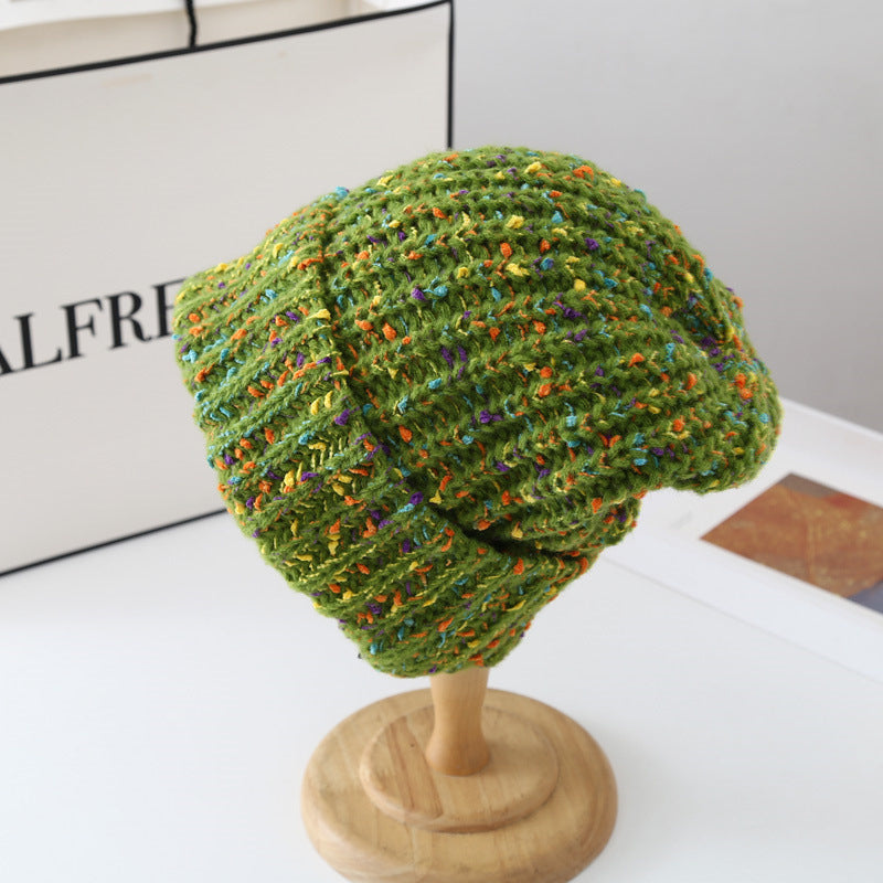 Women's Fashion Casual Hundred With Woolen Hat