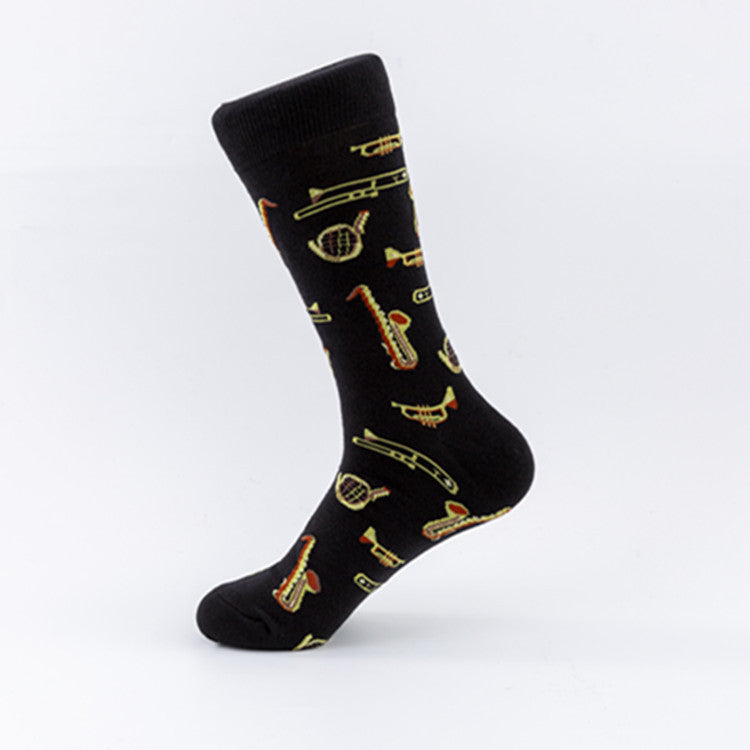 Art Casual Cotton Socks Street Trend