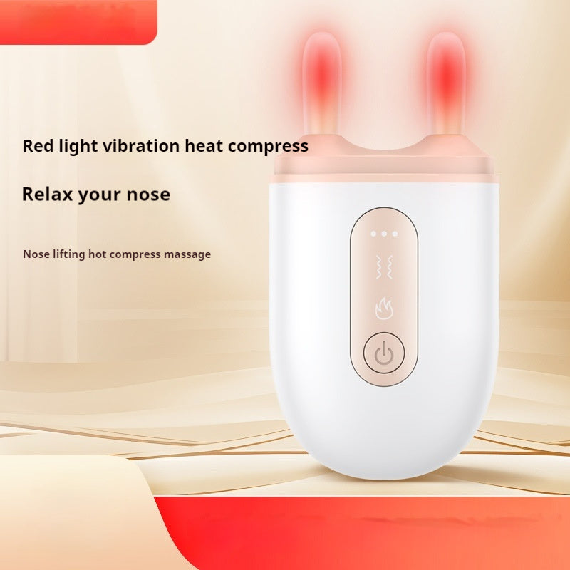 Jade Portable Nose Bridge Massage Red Light Nose Beauty Increased Electric Razor Nose Device