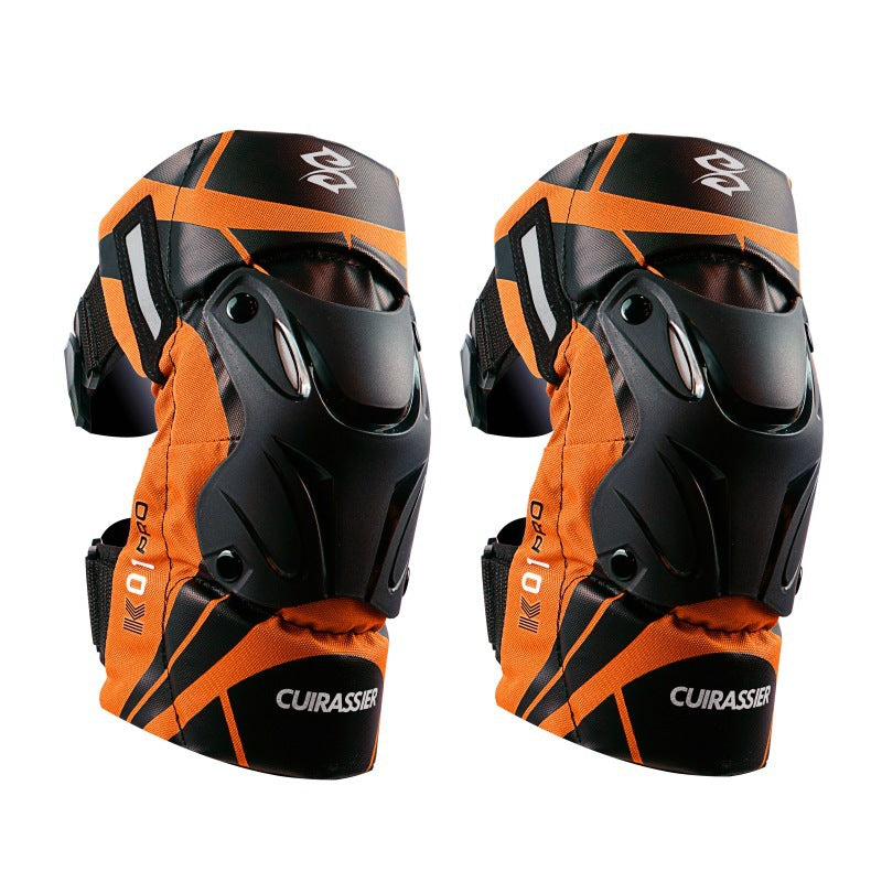 Reflective And Wear-resistant Motorcycle Knee Protection For Riders