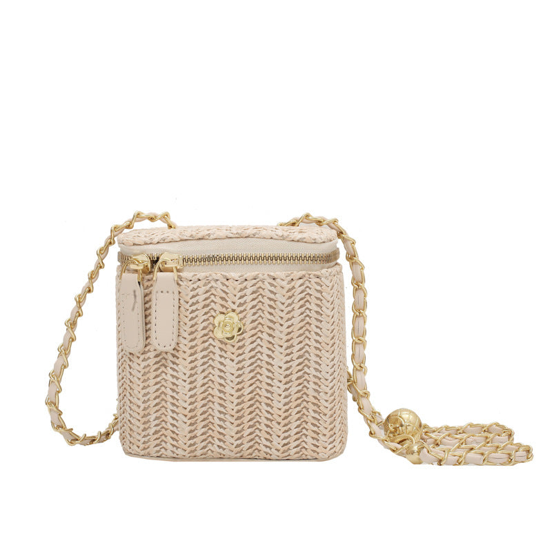 Simple Cosmetic Bag Box Straw Fairy Forest Series